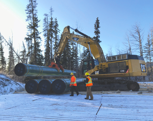 Coastal GasLink construction