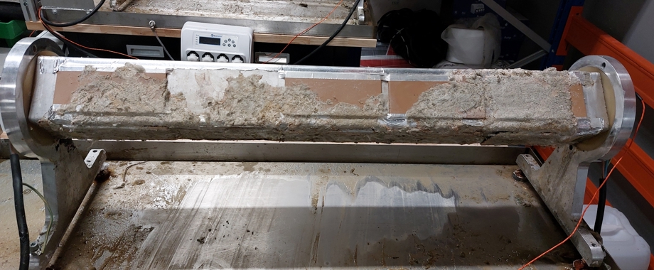 Accelerated Test Pipe With Panels After Exposure